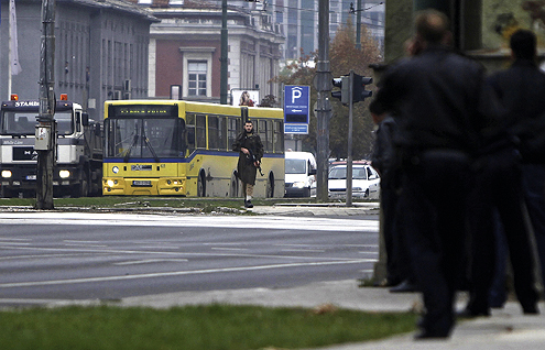 Jašarević tokom napada 2011. godine