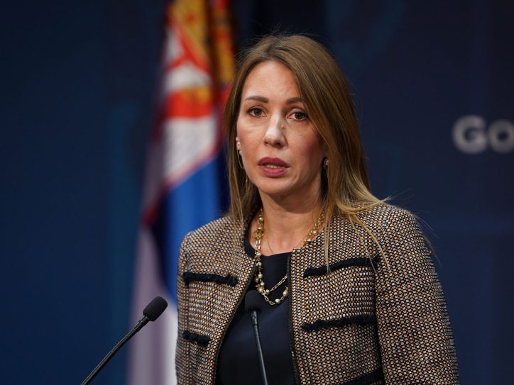 Ministarka rudarstva i energetike Dubravka Đedovic Handanović