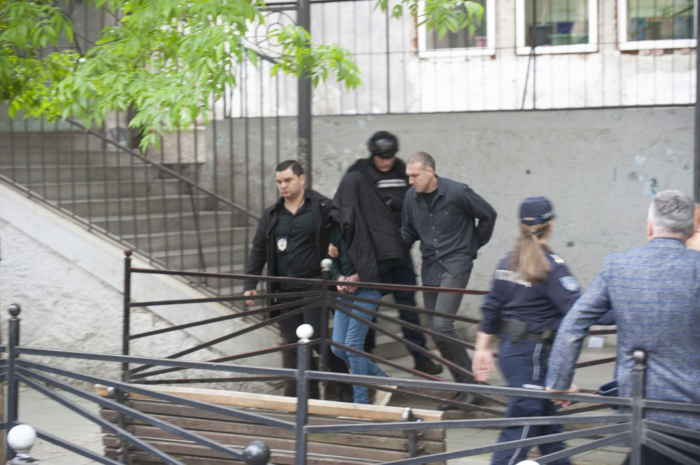 Trenutak hapšenja K. K. (Foto: Tanjug)