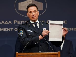 Veselin Milić na konferenciji za novinare 3. maja (Foto: Tanjug/Jadranka Ilić)