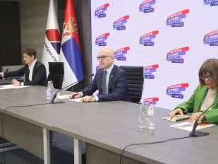 Konferencija za novinare posle sednice SNS-a: Mandatar Vučević iznosi predloge novih ministara