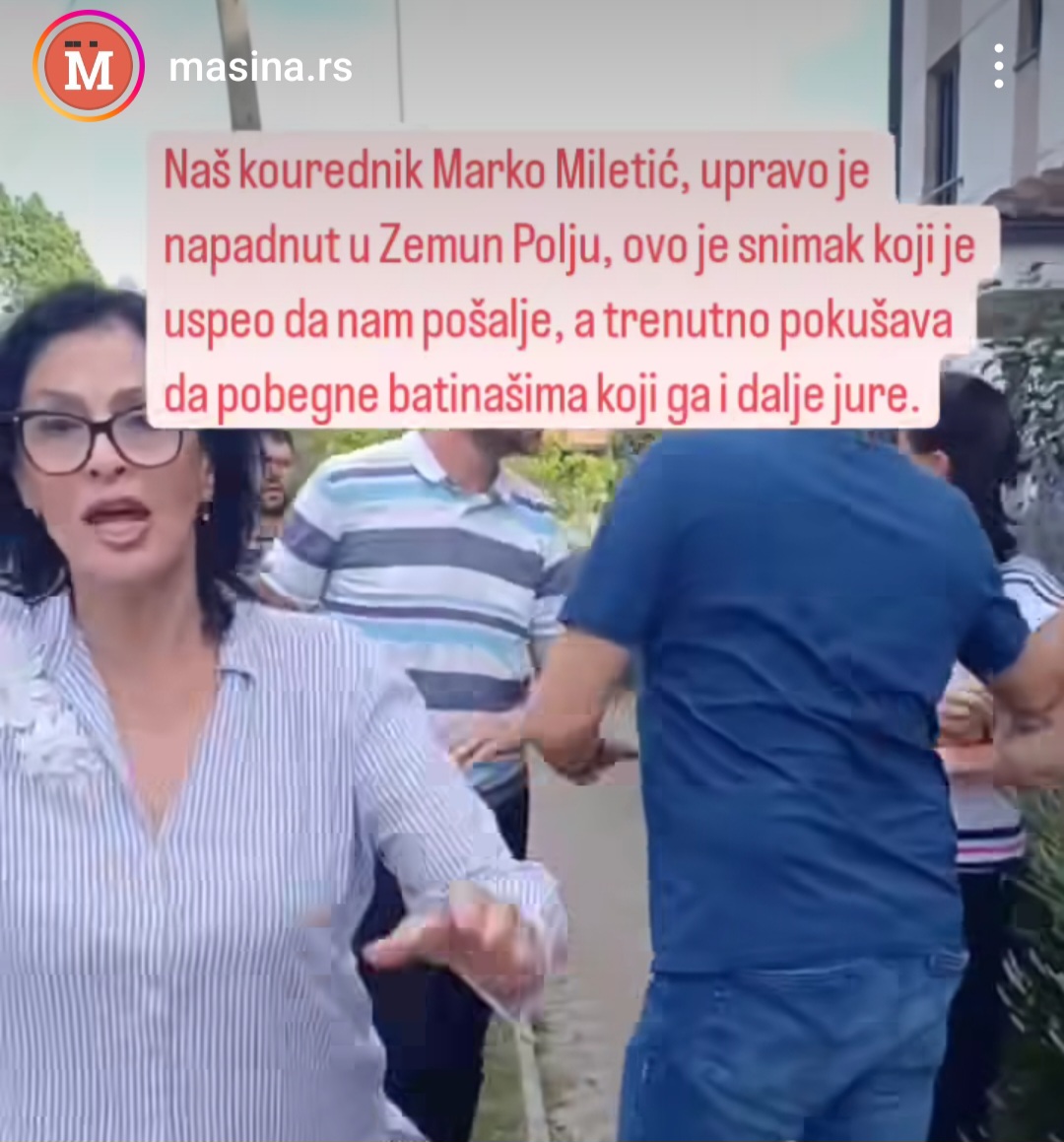 Kourednik masina.rs Marko Miletić napadnut je u Zemun Polju