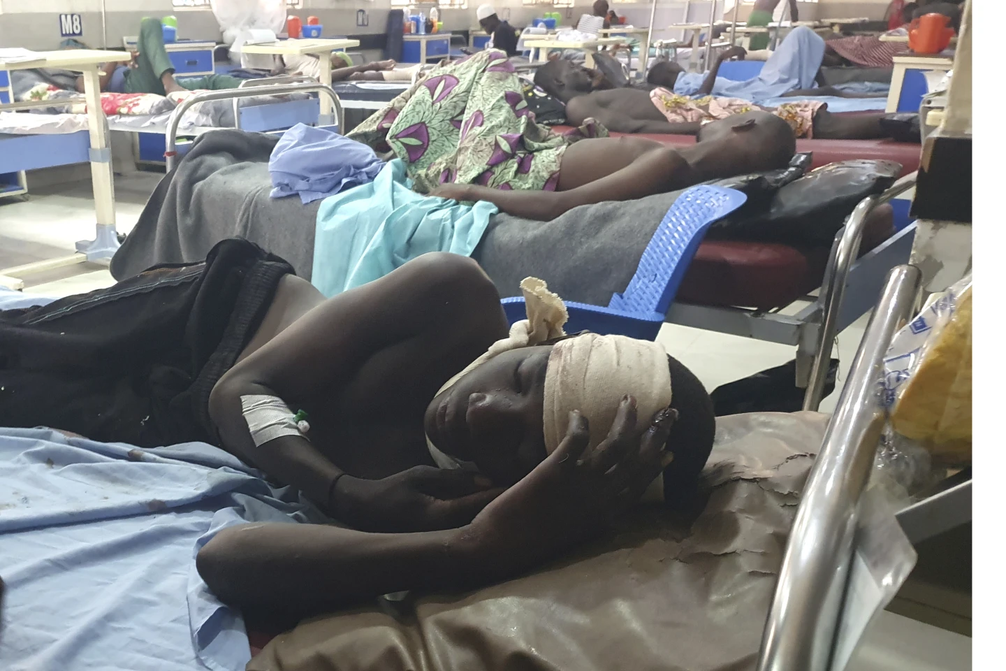 Povređeni u bombaškim napadima u gradu Gvoza u Nigeriji