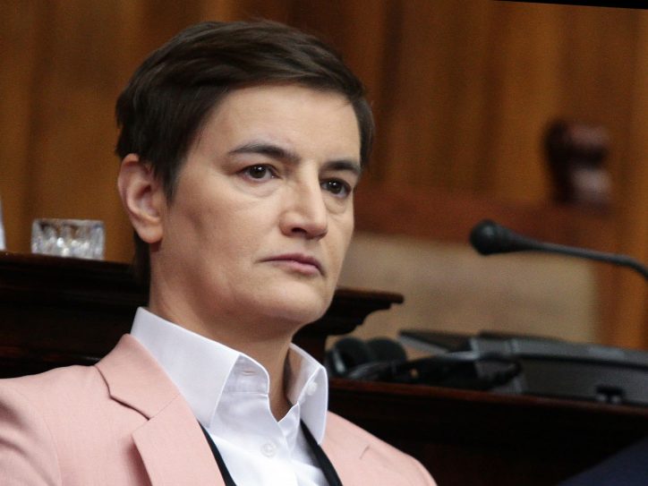 President of the Assembly of Serbia, Ana Brnabić