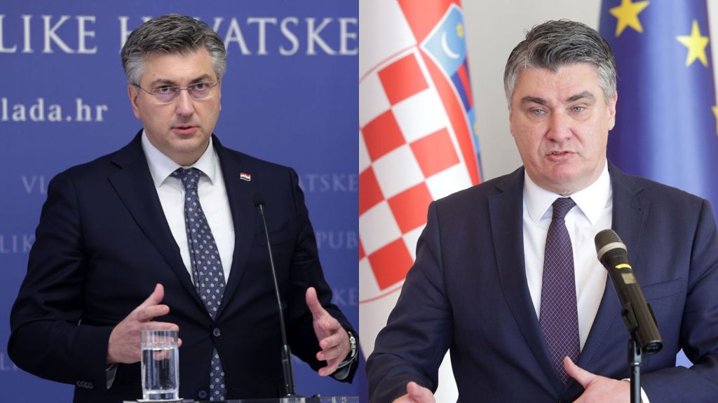 Nova svađa hrvatskog premijera i predsednika: Andrej Plenković i Zoran Milanović