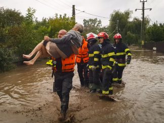 Spasilačke službe na terenu u Rumuniji