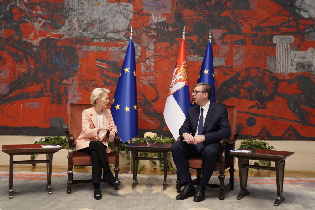 Ursula fon der Lajen i Aleksandar Vučić