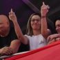 Nina Kovačević je široj javnosti postala poznata kada je tokom protesta nakon majskih masakara prošle godine sa balkona zgrade Pinka građanima pokazivala srednji prst.