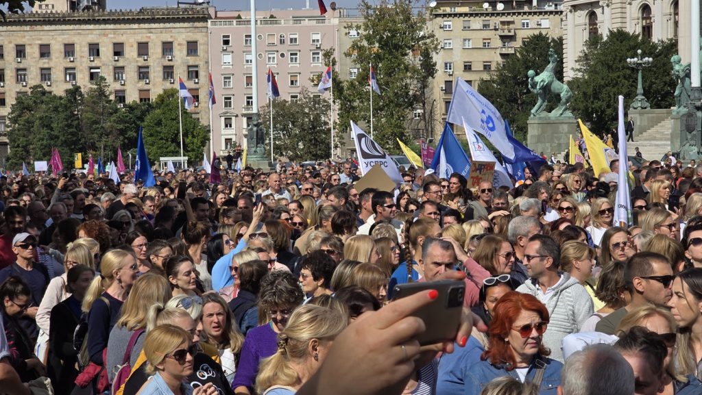 Protest prosvetnih radnika