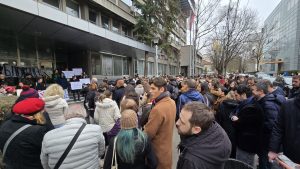 Blokada Fakulteta političkih nauka Foto: FoNet/Marko Dragoslavić