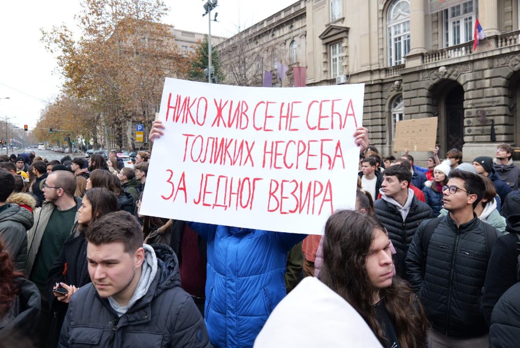 Studenti blokirali Bulevar kralja Aleksandra - Vreme