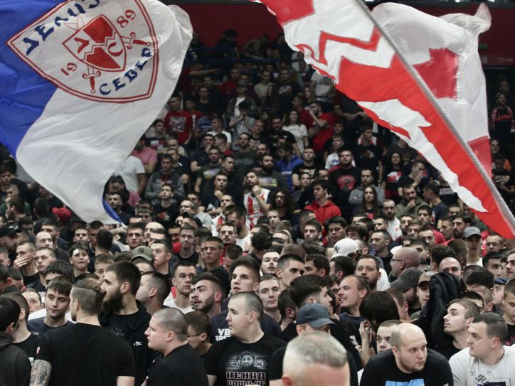 Navijači Zvezde tokom evroligaške utakmice