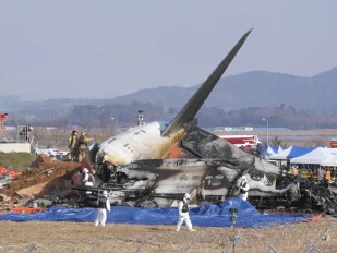 Nakon udara u zid, avion je zahvatio požar