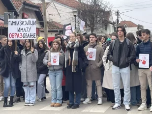 Jedan od protesta gimnazijalaca u Požarevcu