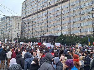 Studenti ispred zgrade Vrhovnog javnog tužilaštvaFoto: Andrej Ivanji