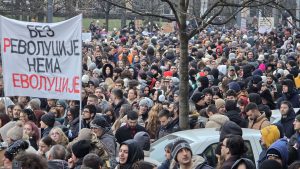 Protest ispred Višeg javnog tužilaštva Foto: Marko Dragoslavić/FoNet