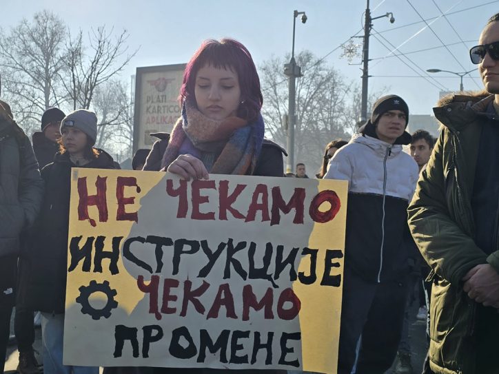 Blokada saobraćajnica u Beogradu