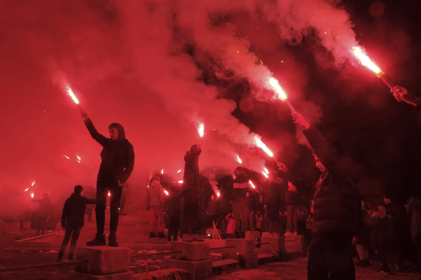 Protest na Cetinju