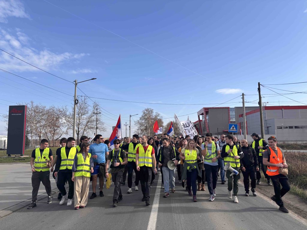 Studentska šetnja Beograd - Novi Sad