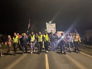 Studenti u šetnji do Novog Sada