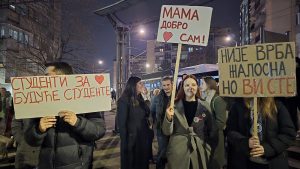 Protest ispred Osnovne škole „Josif Pančić“