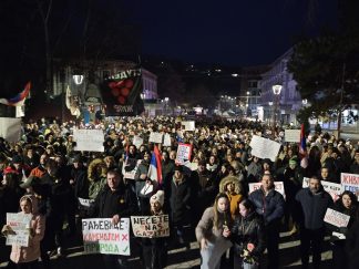 Protest u Aleksandrovcu