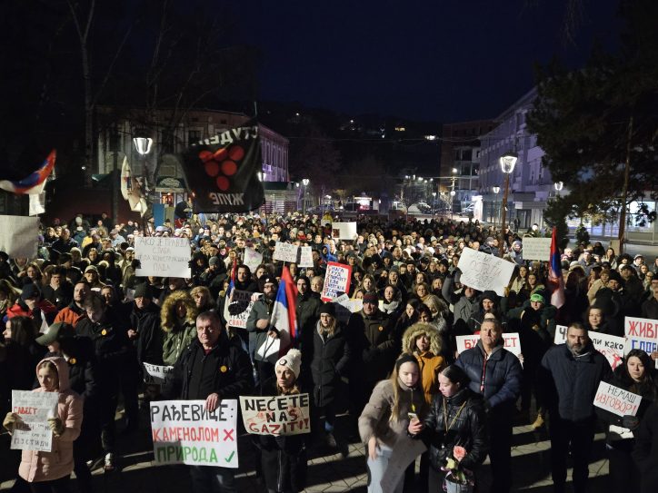 Protest u Aleksandrovcu