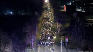 Srpski studenti (ovde u maršu na Novi Sad) inspirišu i druge u regionu