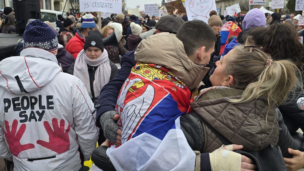 Jedan od ranijih studentskih marševa