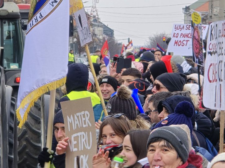 Jedan od ranijih studentskih marševa