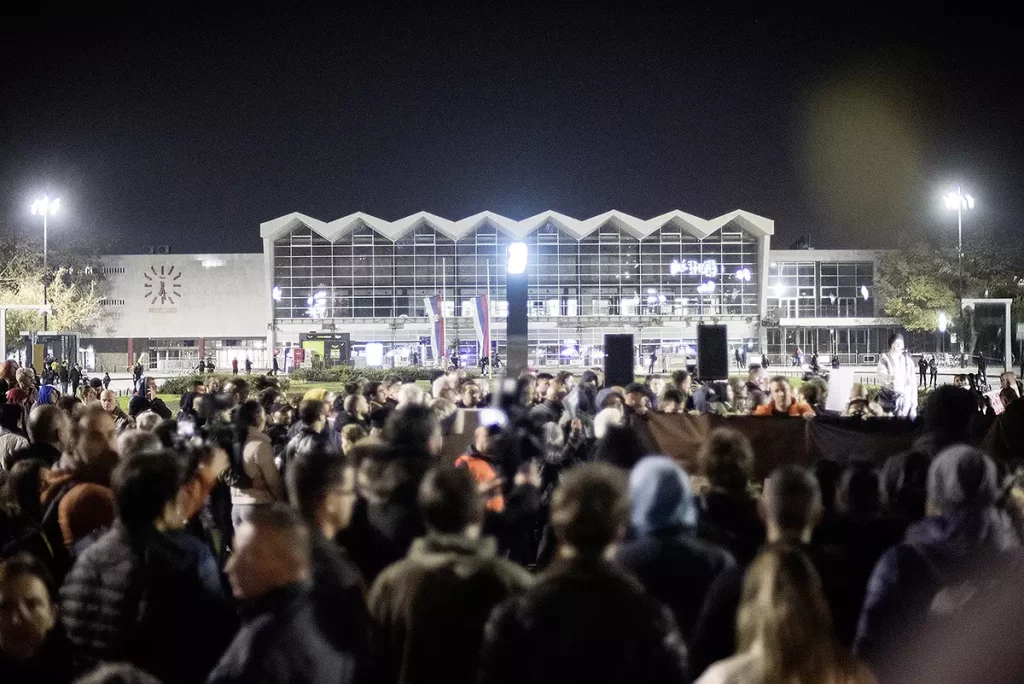 Protest u Novom Sadu 5. novembra