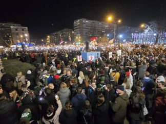 Protest i blokada Mosta slobode u Novom Sadu