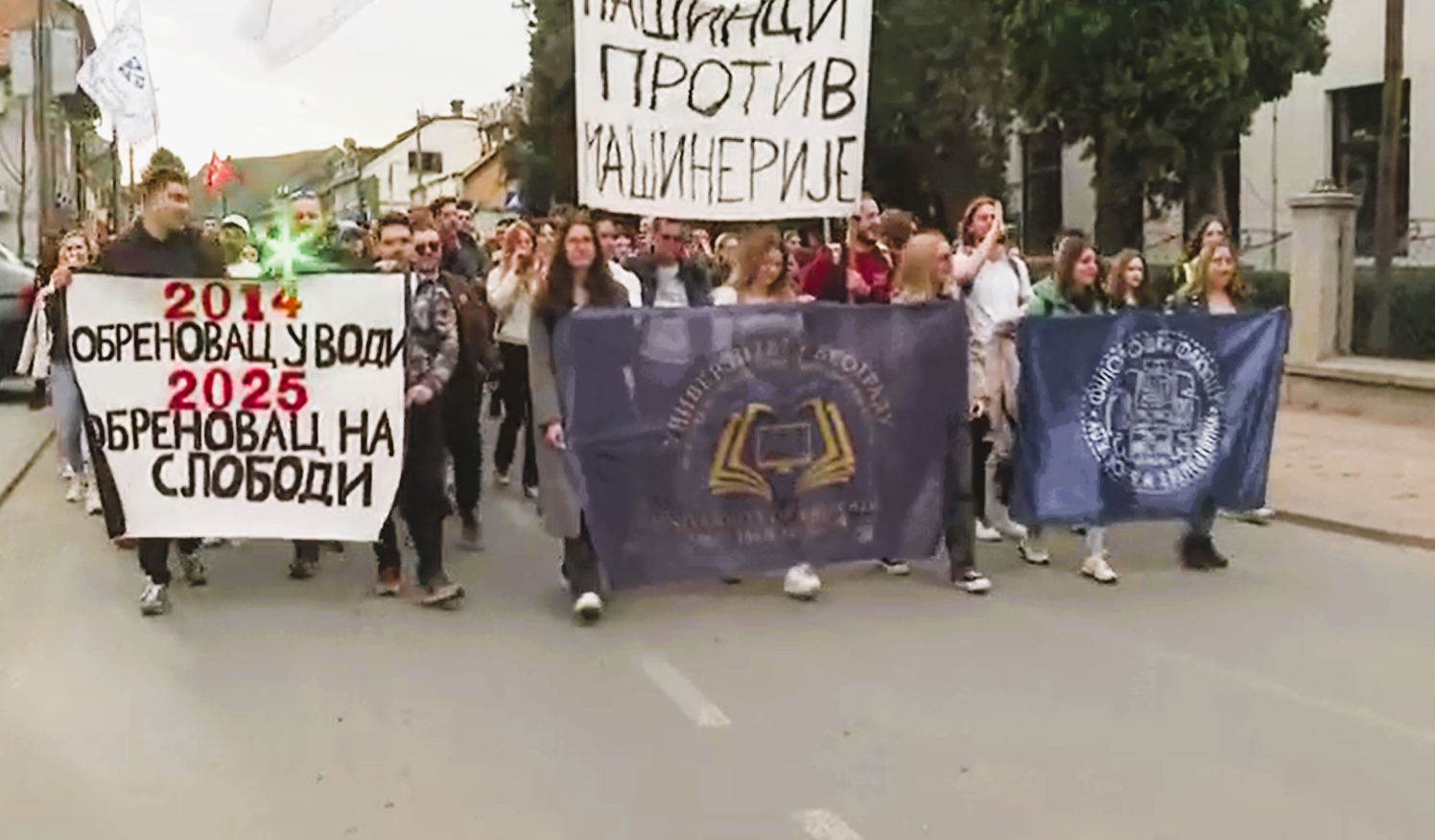 Protest u Obrenovcu