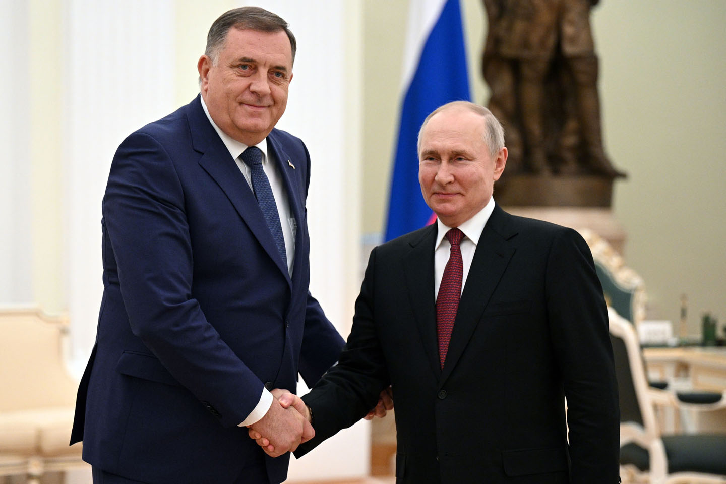 Predsednik Republike Srpske Milorad Dodik i predsednik Rusije Vladimir Putin