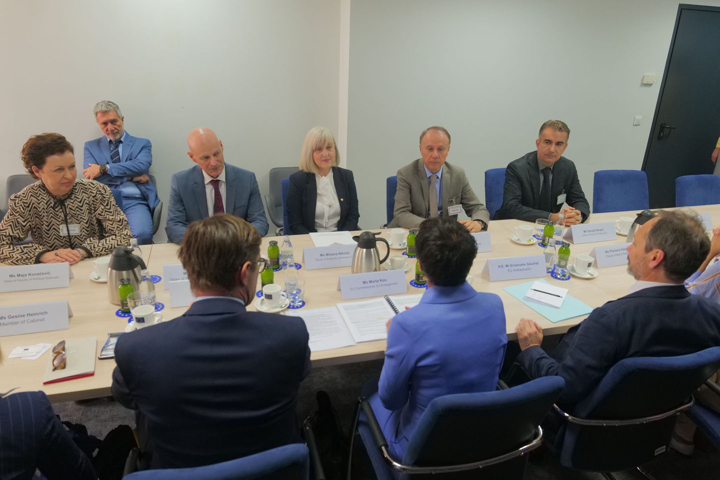Sastanak Marte Kos sa predstavnicima BU