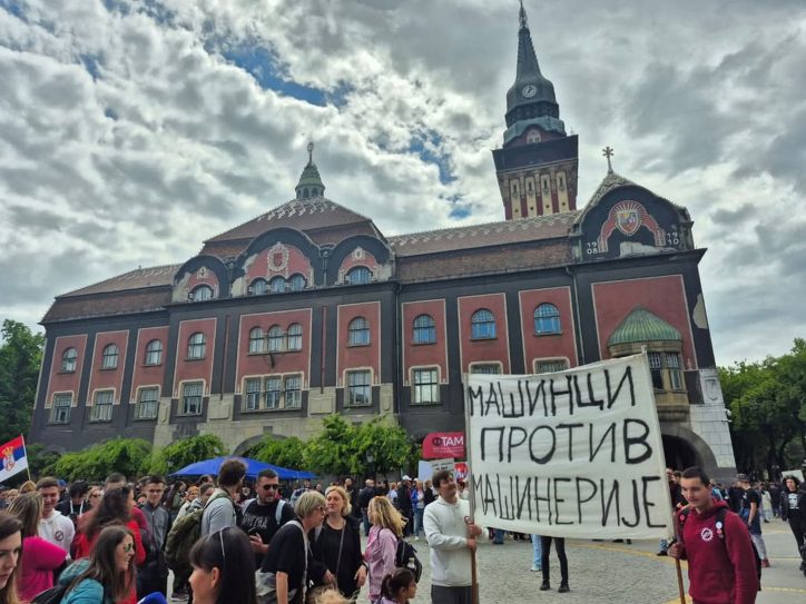 Studentski protest u Subotici