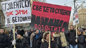 Transparent na protestu