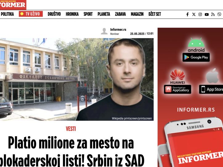 Nenad Milanovi, srpski IZ stručnjak koji živi u SAD