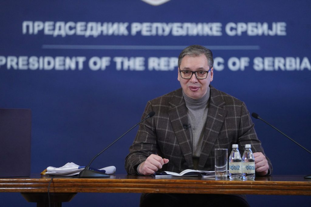 Predsednik Srbije Aleksandar Vučić