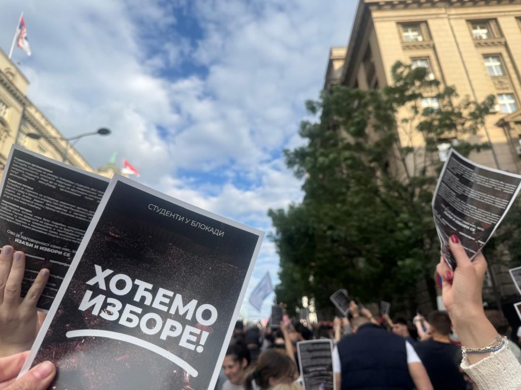 Protest Hoćemo izbore