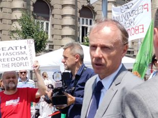 Vladan Đokić posle sastanka u Vladi