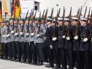 Nemački vojnici na paradi u Viljnusu