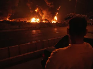 Požar Teheran napad Izraela