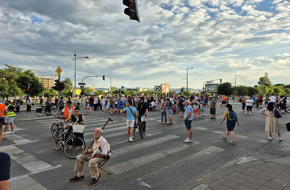 Blokada raskrsnica Novi Sad