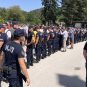 Policija pred firmom Akvalajns