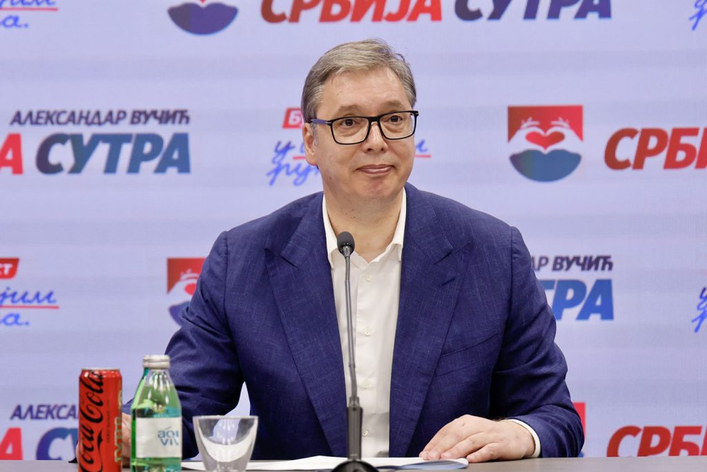 Predsednik Srbije Aleksandar Vučić
