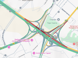 Google maps i blokade