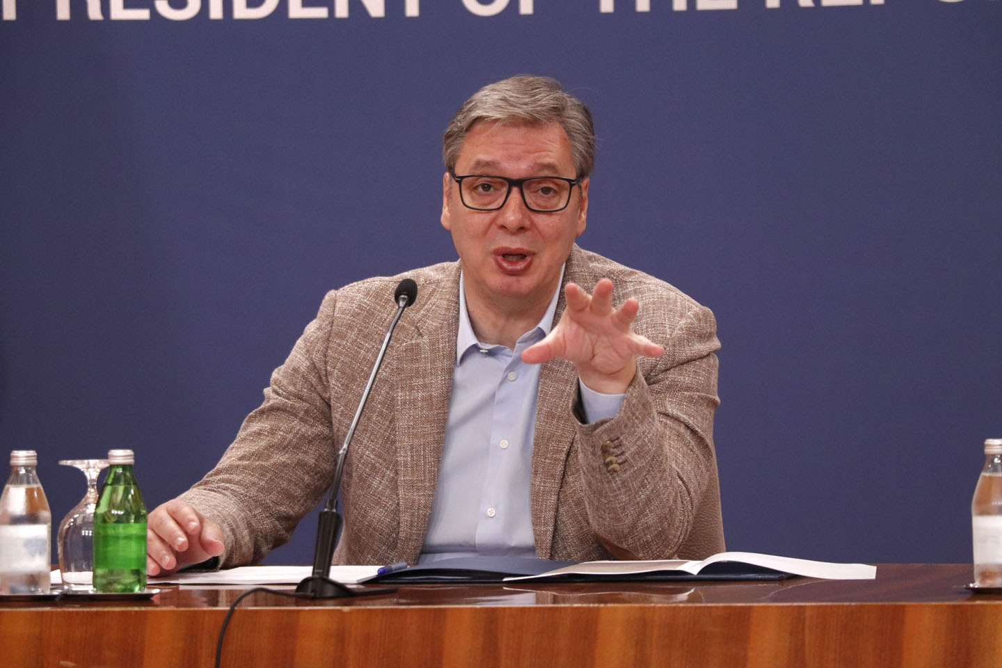 Obraćanje javnosti predsednika Aleksandra Vučića dan posle protesta