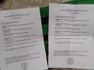 Pronađeni glasački listići u Zaječaru