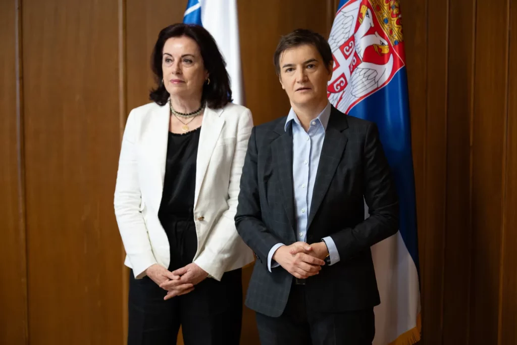 Ana Brnabić sa direktorkom ODIHR-a Marijom Telalian